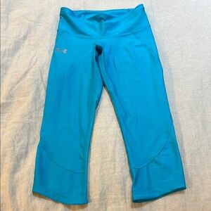 Under Armour HeatGear Bright Blue Athletic Capris
